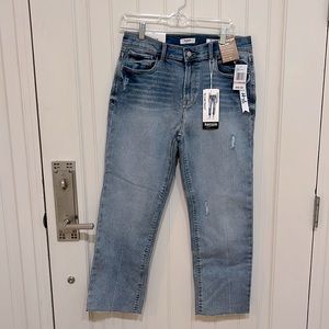 NWT Kensie Vintage Luxe Slim Straight Denim Jeans Sz. 30